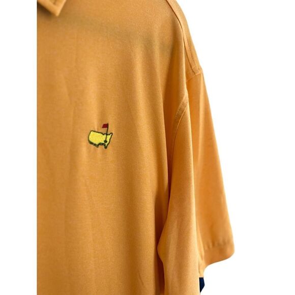 MASTERS TECH ORANGE SHIRT MENS SIZE LARGE - Picture 1 of 4